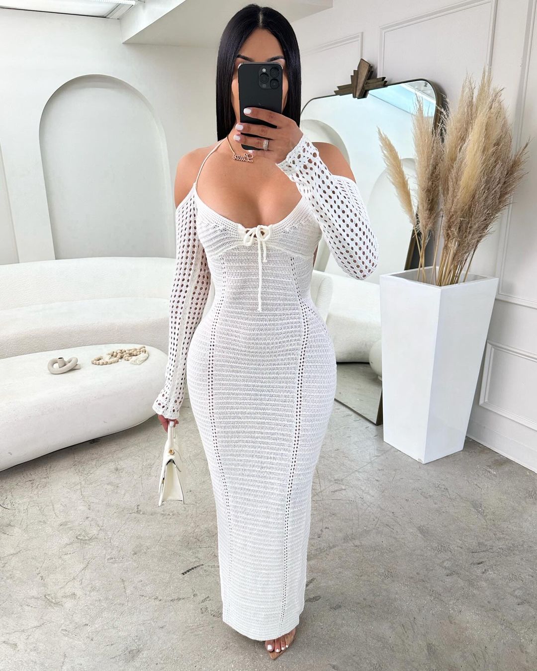 vestido longo renda praia , verao