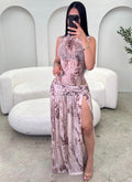 Conjunto de verão com estampa para festas