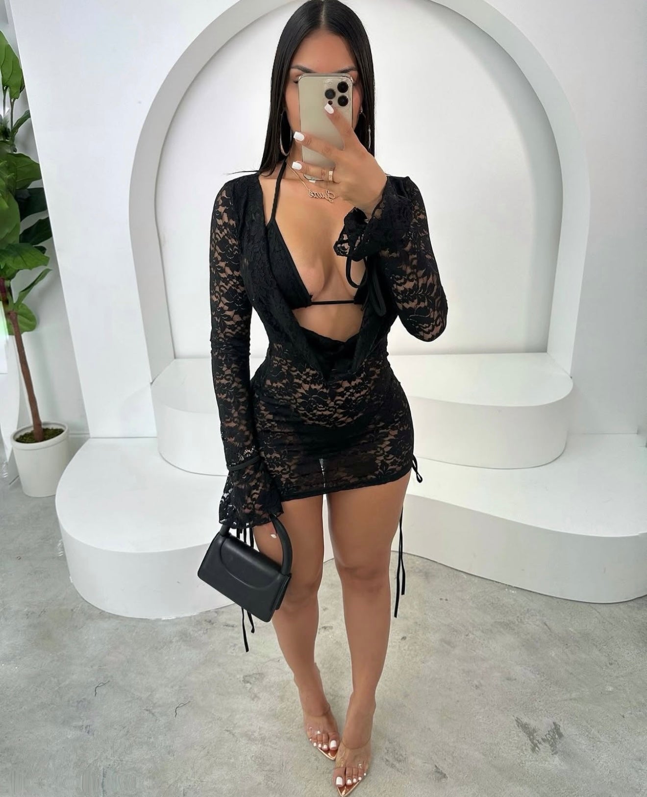 THAT Girl conjunto sexy party lace