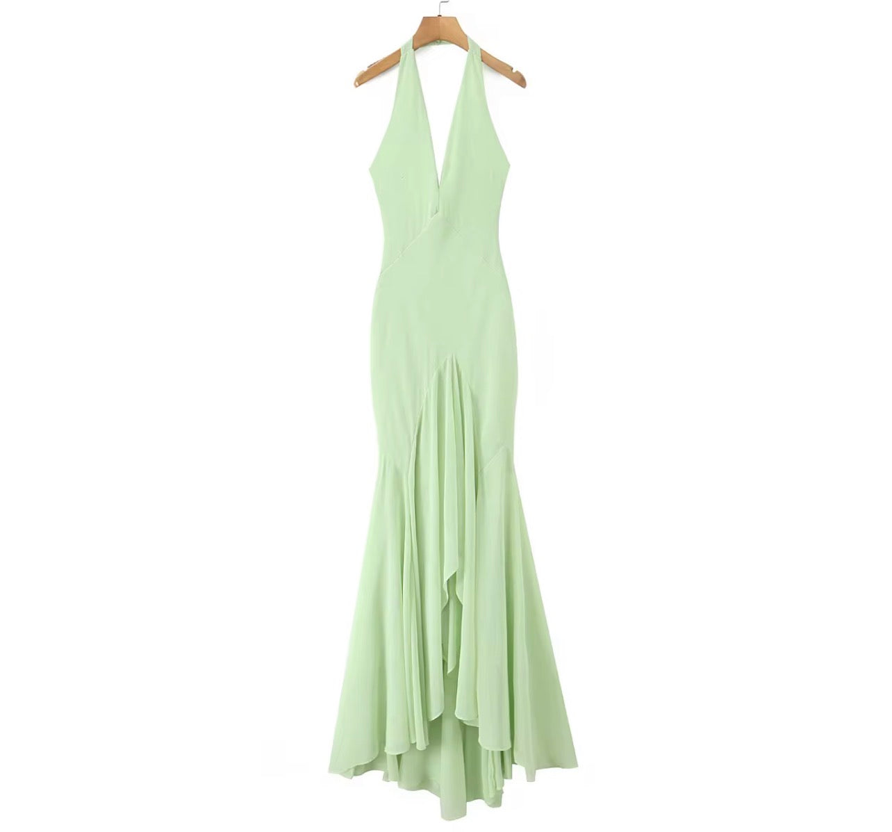 Vestido sexy com decote Vprofundo